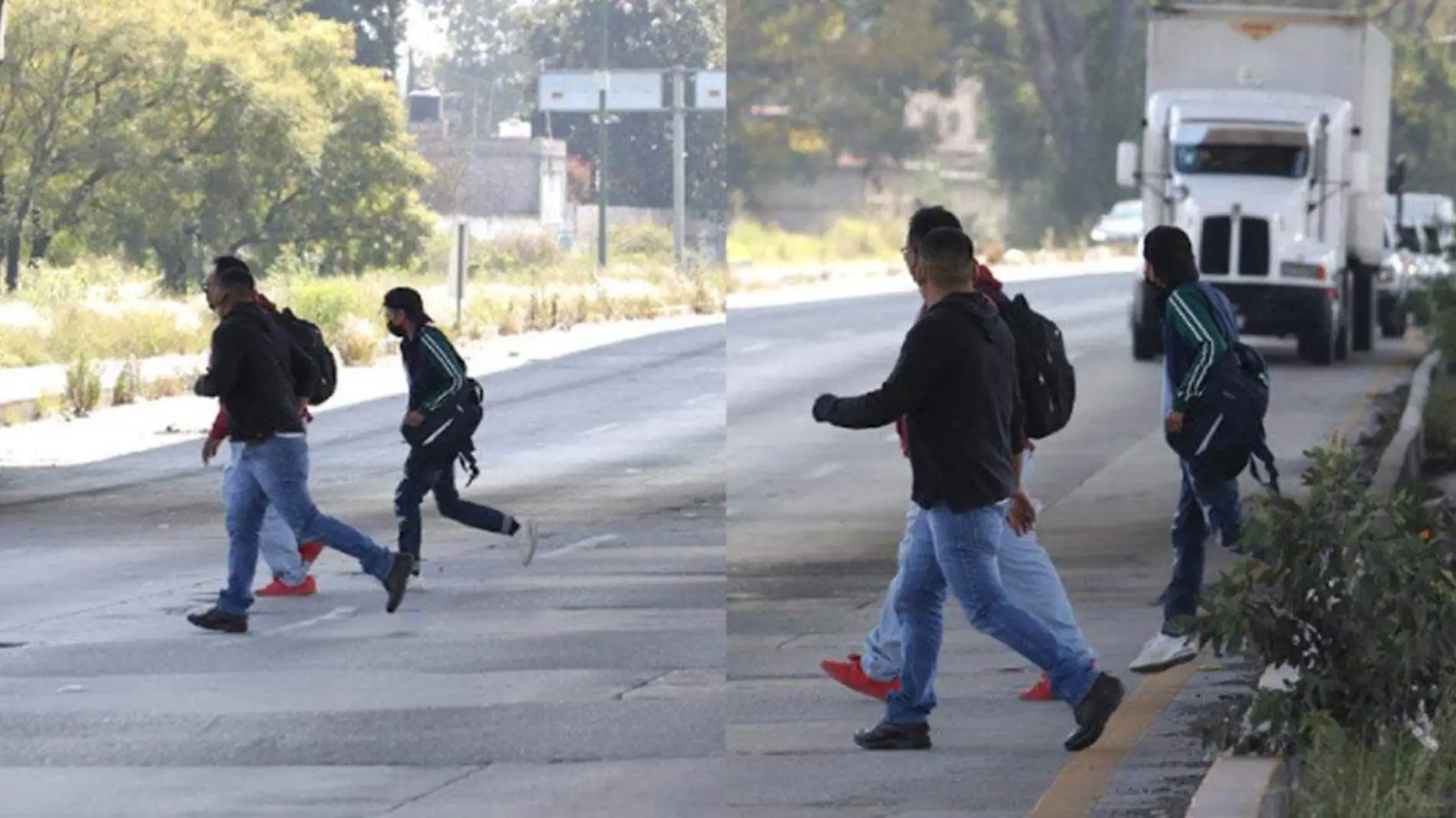 torean en la autopista